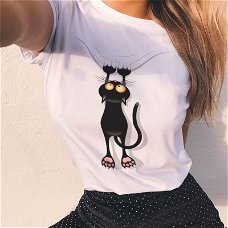 Casual Fun Female T-shirt Top fashion short-sleeved Tee