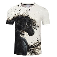 Hot Sale Horse Printed 3D T-Shirt Men Women