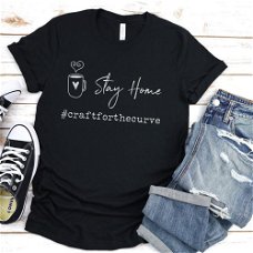 Stay Home Craft for The Curve Graphic T