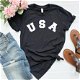 USA Print Women tshirt Casual Cotton Hipster Funny - 0 - Thumbnail