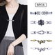 5Pcs Women Cardigan Sweater Blouse Shawl Clips Shirt - 0 - Thumbnail