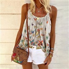 NEW summer tops fashion women camis t-shirt butterfly