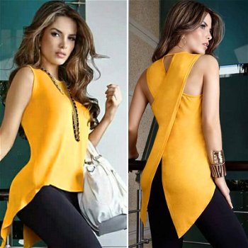 Cross Irregular Blouse Shirt Fashion Woman Blouses 2020 - 0