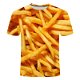 2019 Summer Cool t-shirt Food French fries 3d - 0 - Thumbnail