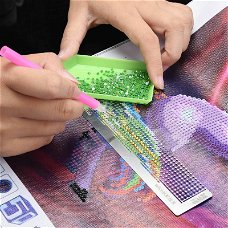 1pc Stainless Steel Diamond Painting Ruler for DIY