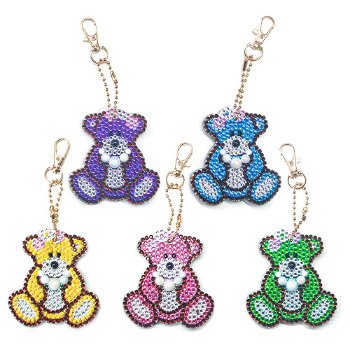 Shirliben Diy Bear Diamond Keychain Dropshipping Wholesale Diy - 0