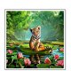 30*30CM Diy 5D Diamond Mosaic Cartoon Tiger Pattern - 0 - Thumbnail