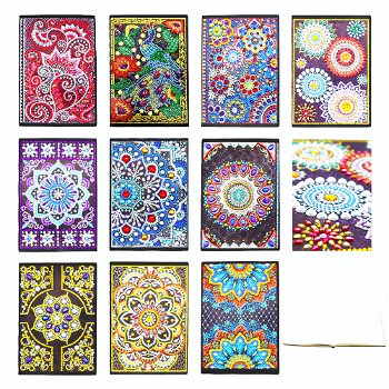 Huacan 5D DIY Diamond Painting Notebooks Peacock Special - 0