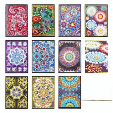 Huacan 5D DIY Diamond Painting Notebooks Peacock Special