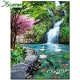 diy diamond painting waterfall swan koi fish 5d - 0 - Thumbnail