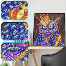 Home Decor Special Shaped Diamond Painting Owl DIY