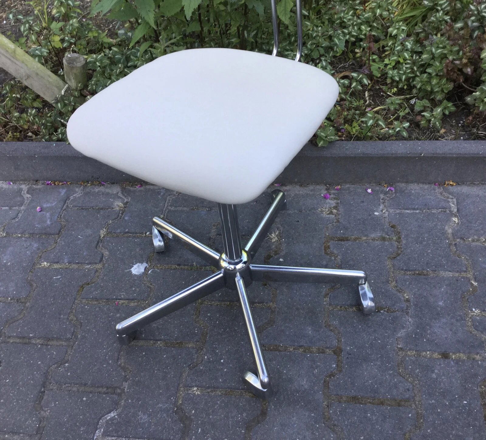 Vintage bureaustoel, mooie kwaliteit, opnieuw gestoffeerd - Afbeelding 2