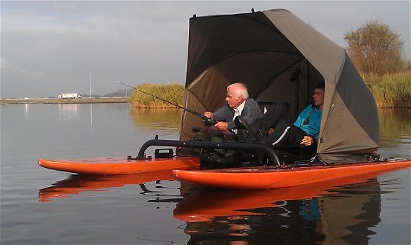 Surf Cat omgebouwd naar 2 persoon zeilboot - 4