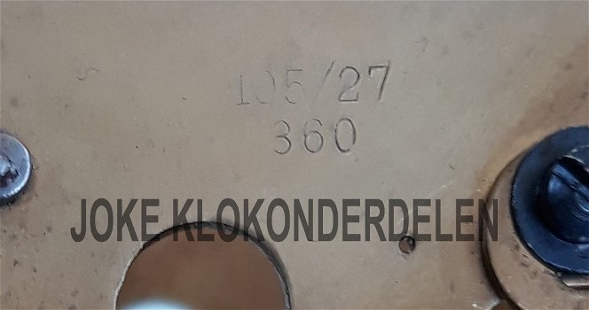 = Regulateur uurwerk = Pheilkreuz =42273 - 4