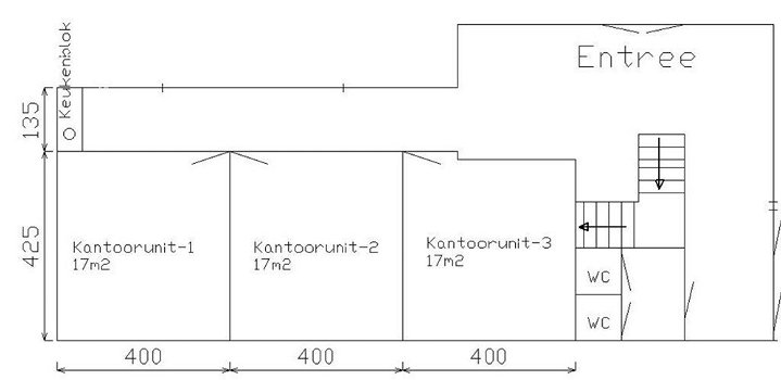 TE HUUR: Kantoorunits 17 m² Kantoorruimte Lichtenvoorde - 1