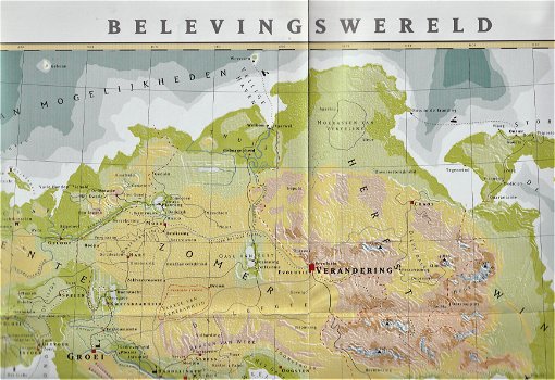 ATLAS VAN DE BELEVINGSWERELD - Louise van Swaaij - (incl. kaart) - 2