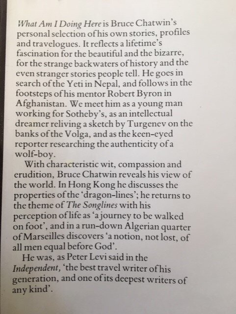 What am I doing here - Bruce Chatwin - Afbeelding 2