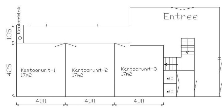 TE HUUR: Kantoorunits 17 m² Kantoorruimte Lichtenvoorde - 1