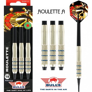 Dartpijlen BULL'S Roulette A Softtip darts 18 gram - 1