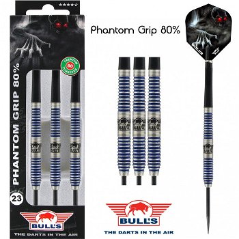 Dartpijlen BULL'S Phantom grip 80% tungsten - 1