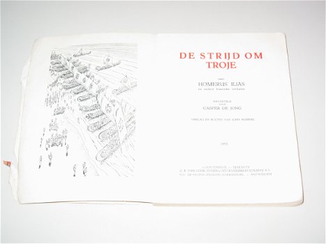 De Strijd Om Troje - Homerus' Ilias - Gulden Sporen Serie Nr 11 - 1955 - 4