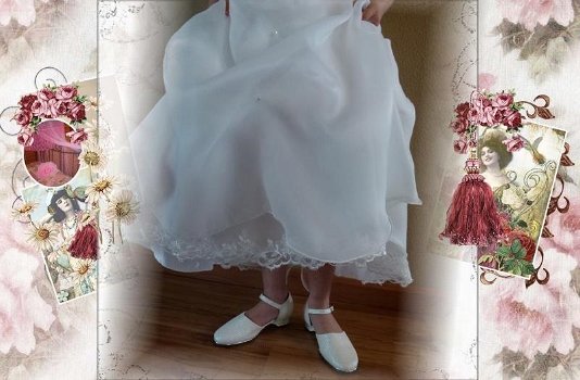 trouwkleedje kleedje bruidsmeisje jurk communie jurk romantic - 2