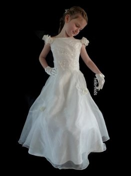 trouwkleedje kleedje bruidsmeisje jurk communie jurk romantic - 6