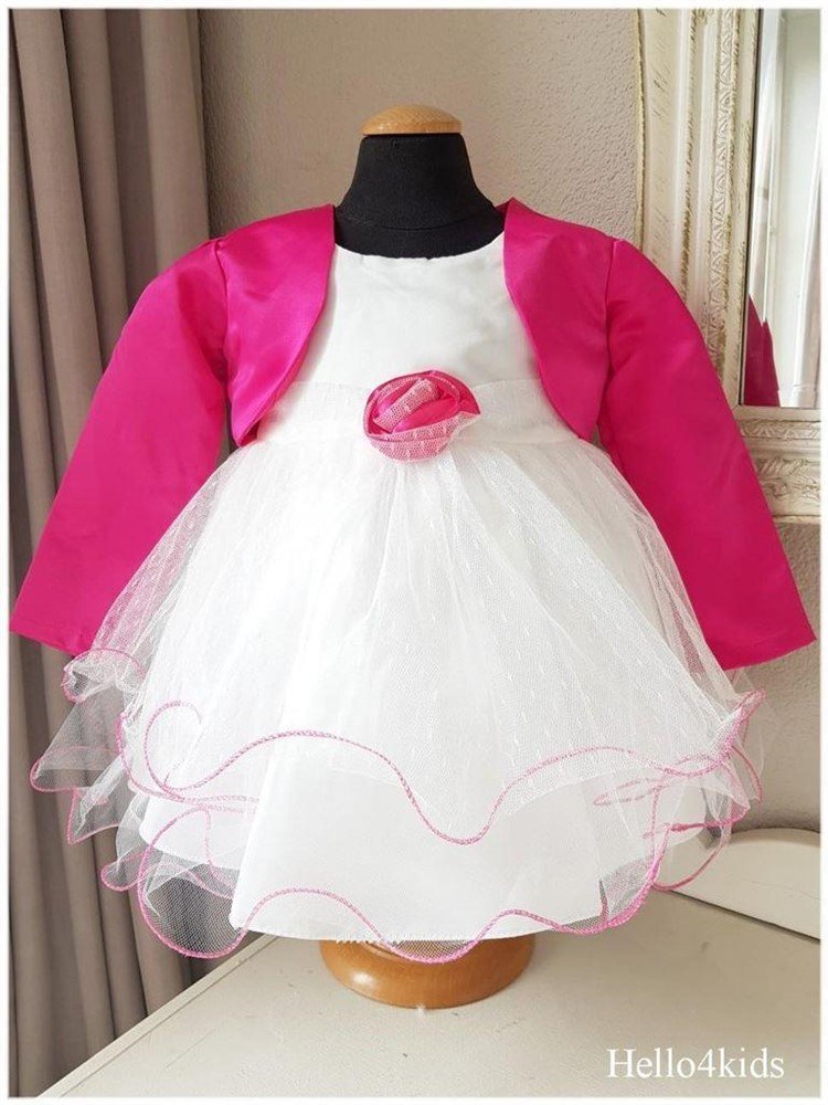 doopsetje bruidsmeisje baby feest setje roze ivoor Vs0-4 - Afbeelding 6