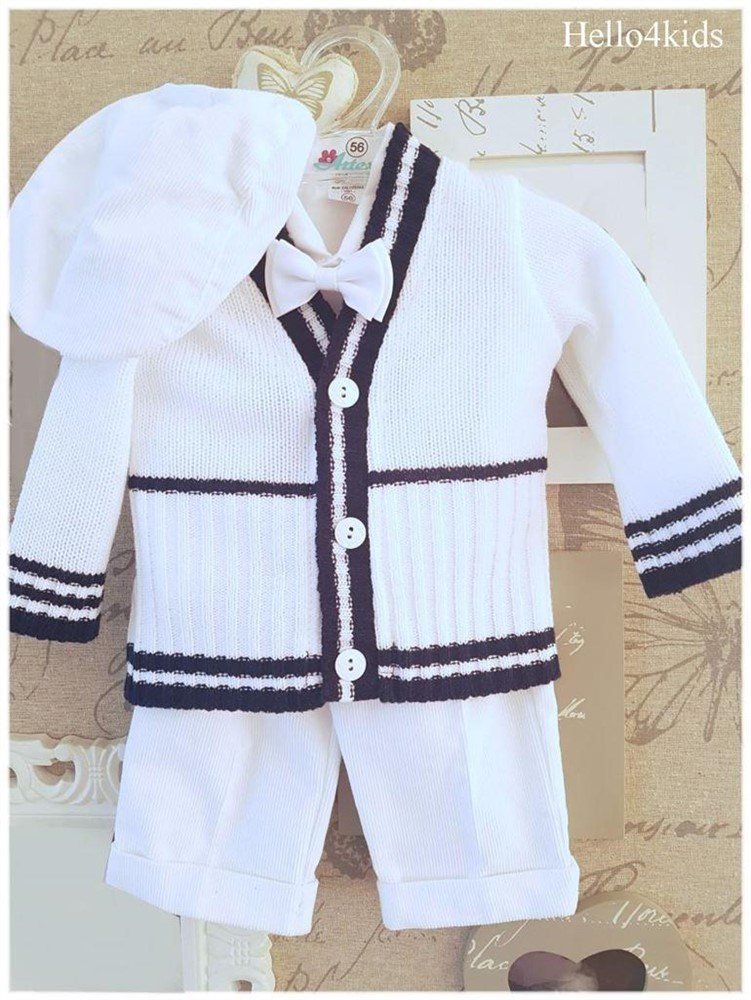 Baby kostuumpje bruidsjonker kleding doop pakje Cayo - Afbeelding 2