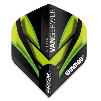 Winmau flight Michael van Gerwen Prisma Alpha STD groen zwart 6915-145 - 0