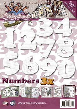Layered Cards Number Book - Yvonne Creations Celebrations - 0