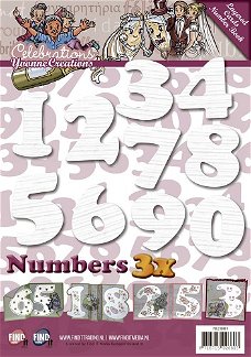 Layered Cards Number Book - Yvonne Creations Celebrations