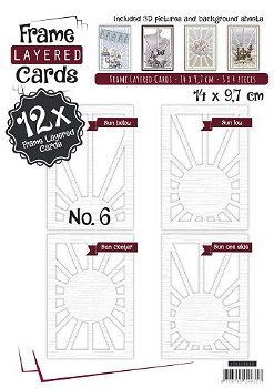 Layered Frame Cards 6 - A6 wit - 0