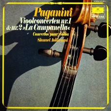 LP - Paganini Vioolconcert no.1&2 - Shmuel Ashkenasi