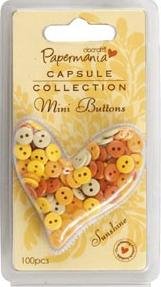 Mini buttons 100pcs - Sunshine - 0