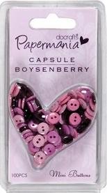 Mini buttons 100pcs - Boysenberry - 0