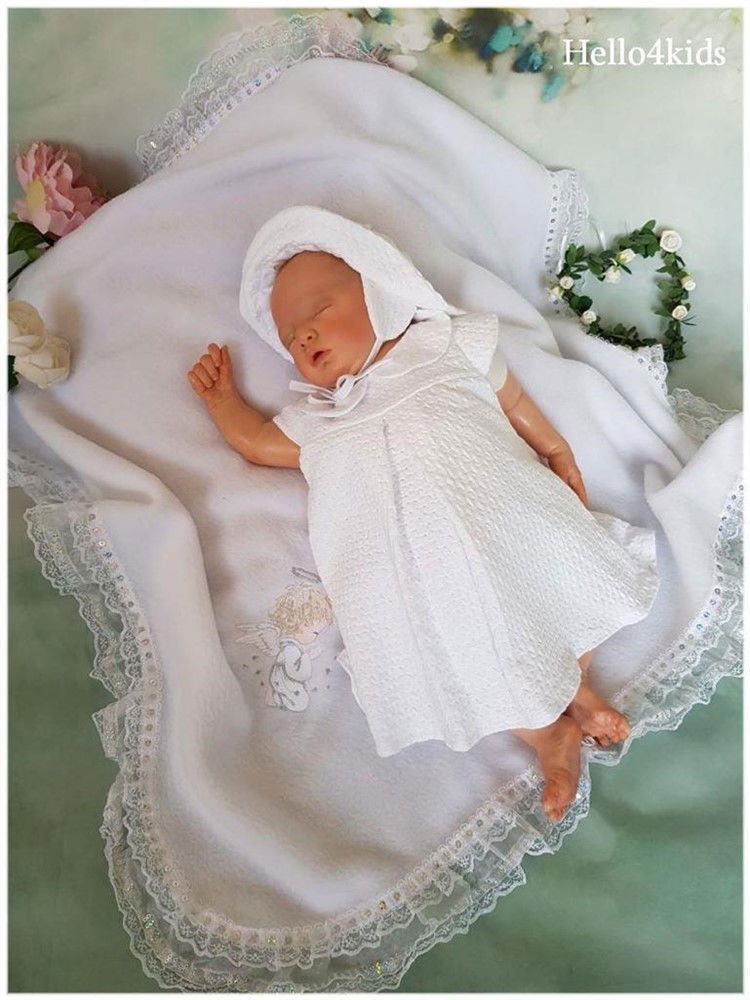 doopjurkje bruidsmeisjesjurk doopkleedje baby feestjurkje Fleur - nr. 1