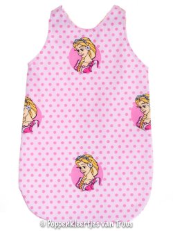 Pop 38 cm Slaapzak roze Assepoester