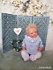bruidsjonker kleding doop baby kraamcadeau blauw en spikkel - 4 - Thumbnail