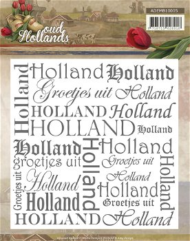 Embossing Folder Amy Design - Oud Hollands ADEMB10005 - 0