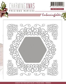 Embossing Folder Precious Marieke - Charming Xmas - 0