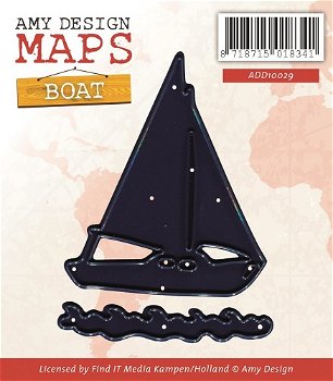 Amy Design Die Maps - Boat ADD10029 - 0