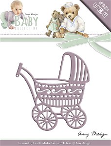 Amy Design Die Baby Collection - Baby Carriage ADD10054