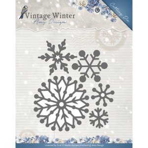 Amy Design Die Vintage Winter - Beautiful Snowflake ADD10126 - 0