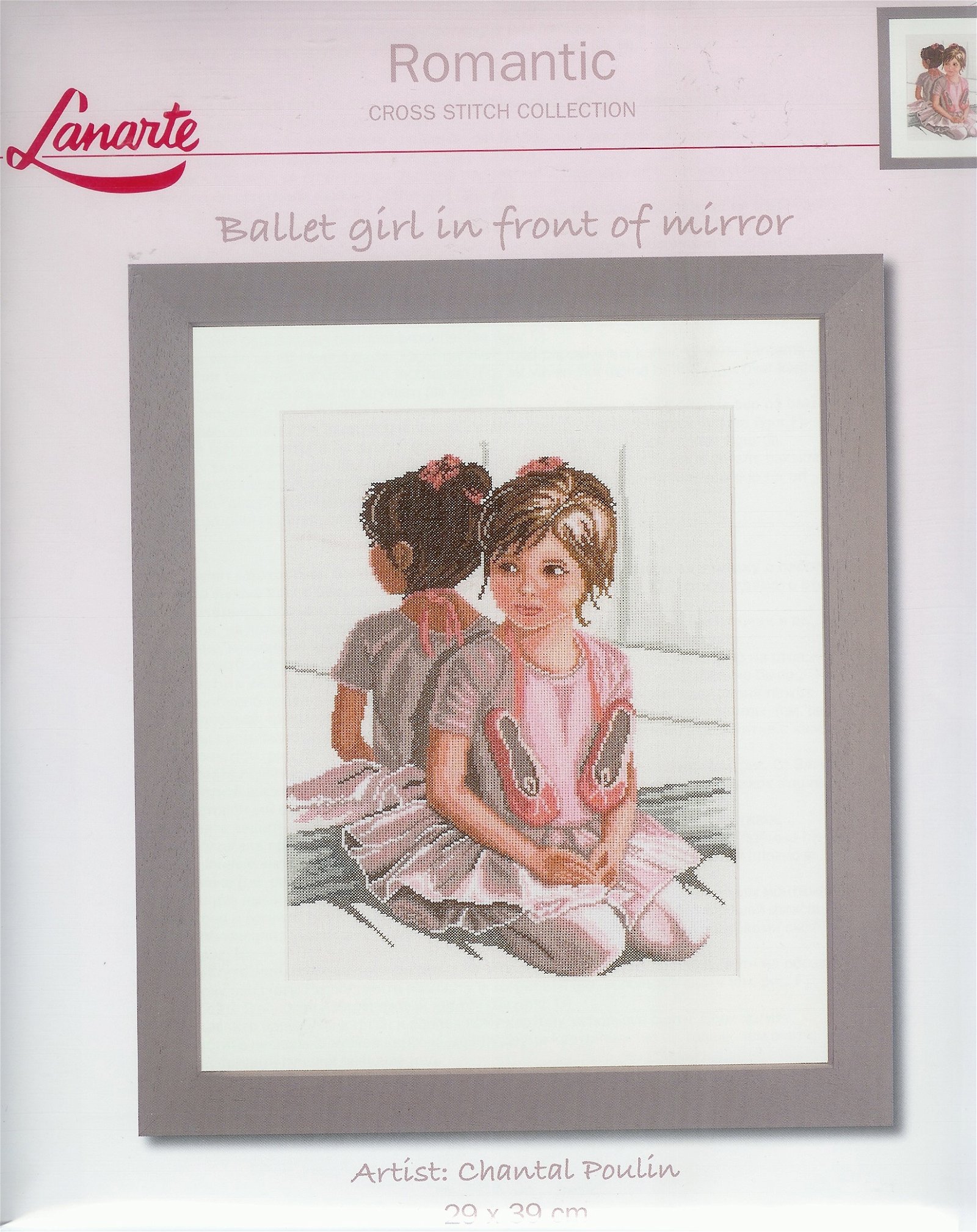 LANARTE ZELDZAAM BORDUURPAKKET, BALLET GIRL IN FRONTOF MIRROR 35069 - nr. 1