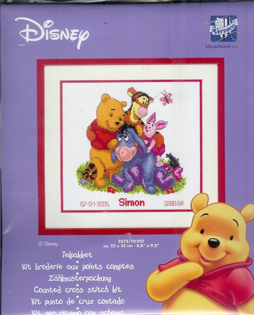 WINNIE THE POOH BORDUURPAKKET GEBOORTE, SIMON - nr. 1