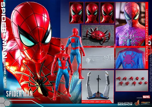 Hot Toys Spider-Man Spider Armor MK IV Suit VGM43 - 0
