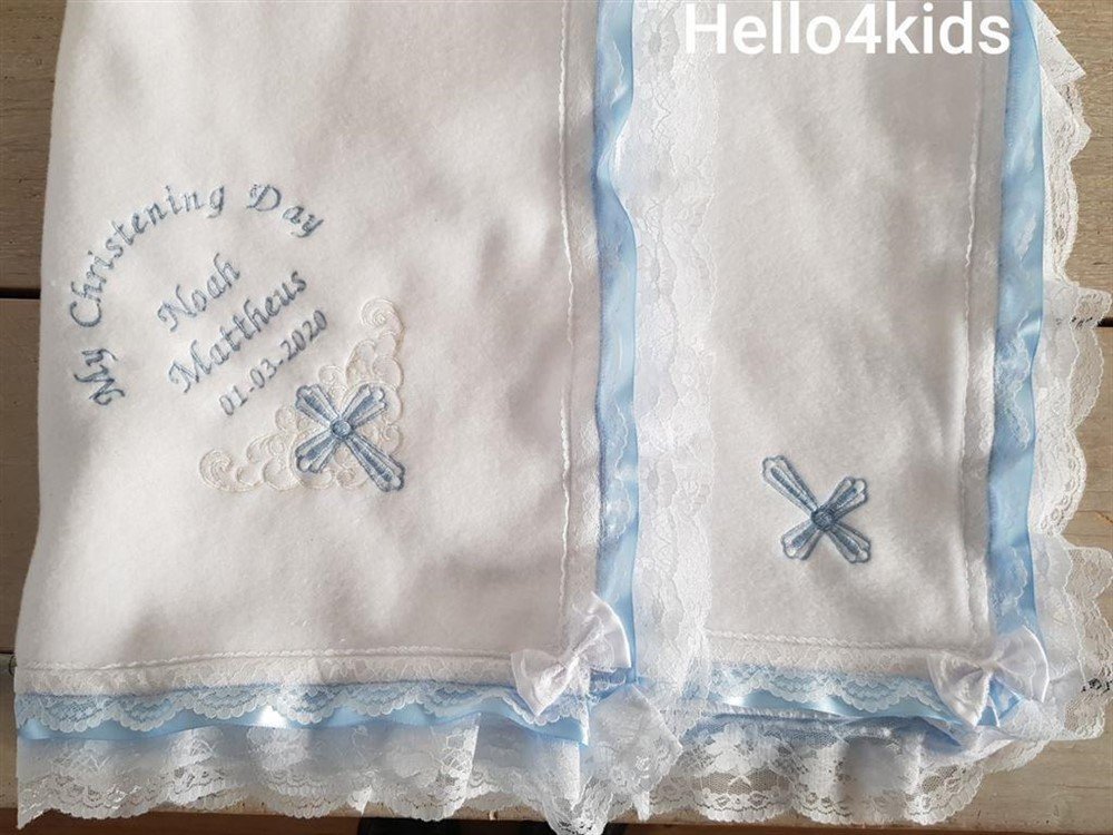 exclusief en modern doop dekens geboorte babyshower - nr. 1