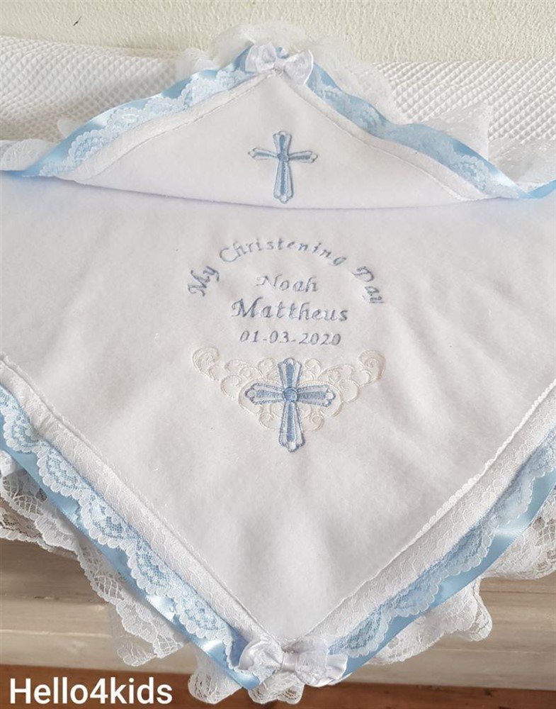 exclusief en modern doop dekens geboorte babyshower - Afbeelding 2