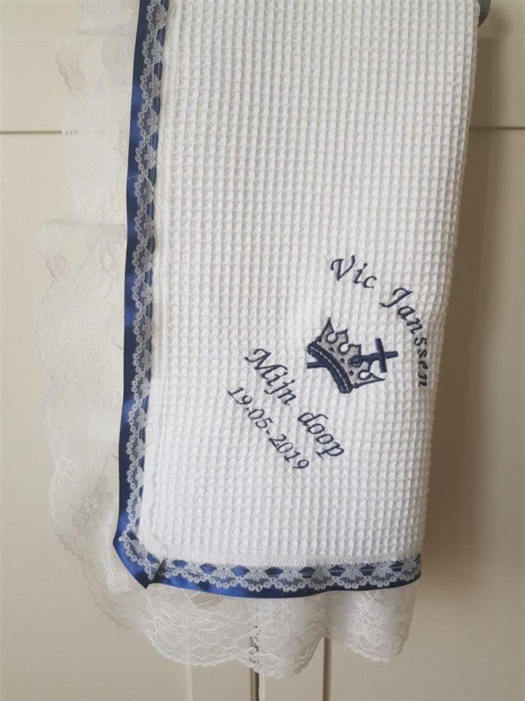 exclusief en modern doop dekens geboorte babyshower - Afbeelding 8